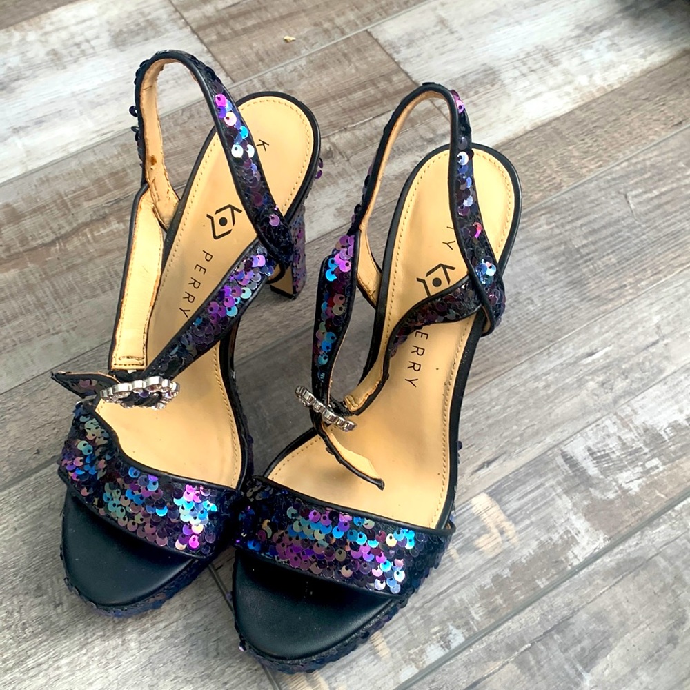 Katy Perry sequins heels